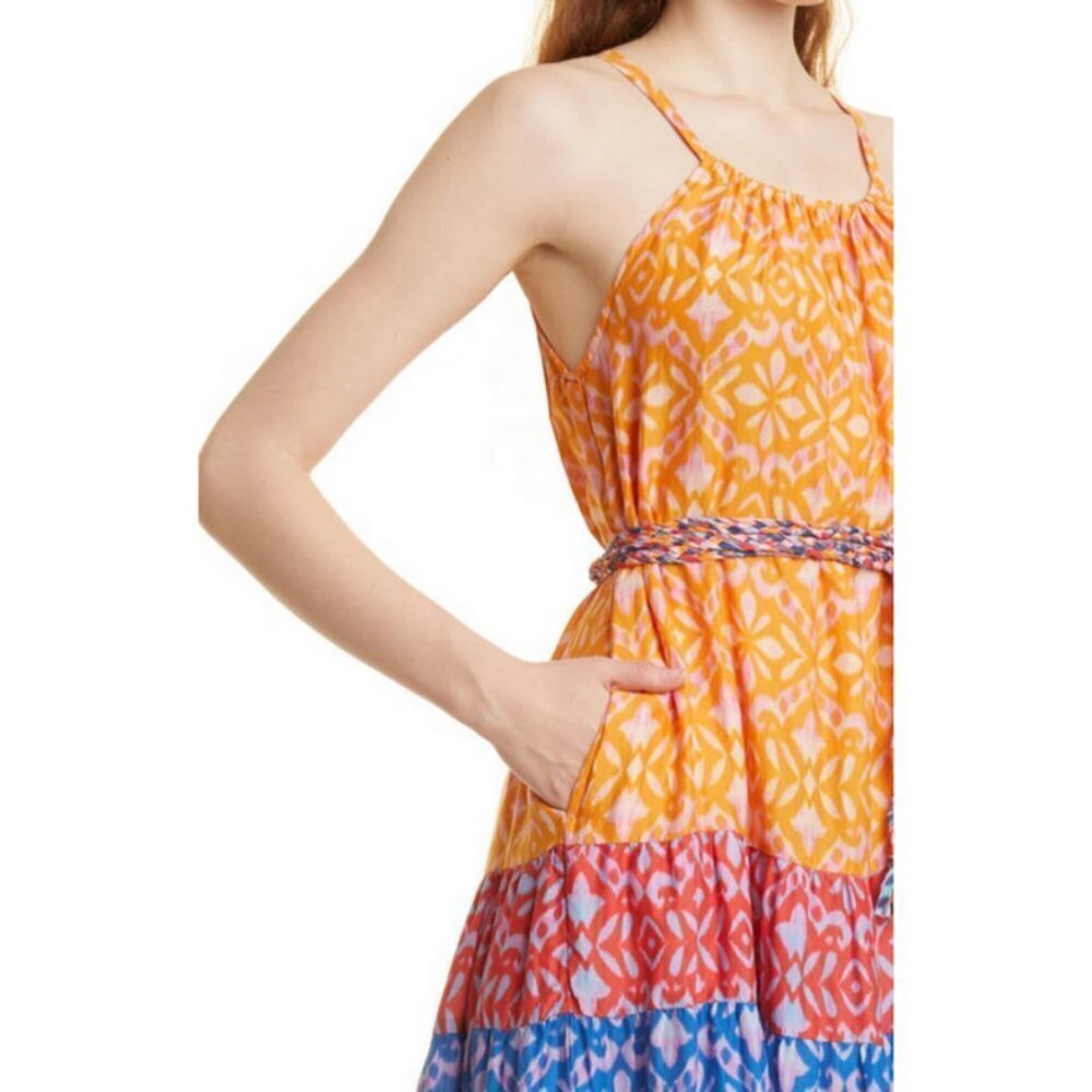 💕XIRENA💕 Viv Dress ~ Fiesta Multi-Color-Block Print XL NWT - Picture 9 of 16